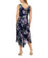 Фото #5 товара Petite Floral-Print Sleeveless Midi Dress