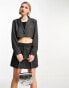 Фото #3 товара Noisy May cropped blazer co-ord in grey