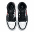 Jordan Air Jordan 1 mid 熊猫 红钩 减震防滑耐磨 中帮 复古篮球鞋 男女同款 黑白红