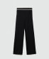 ფოტო #6 პროდუქტის Women's Straight Knitted Pants