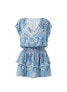 Melissa Odabash KERI BLUE PAISLEY DRESS size XS 305038