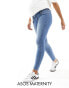 Фото #2 товара ASOS DESIGN Maternity skinny jeans in mid blue