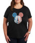 ფოტო #1 პროდუქტის Trendy Plus Size Mickey Mouse Graphic T-shirt