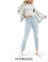 Фото #2 товара ASOS DESIGN Hourglass cropped mid rise straight jean in bleach