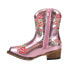 Фото #3 товара Roper Riley Floral Snip Toe Cowboy Toddler Girls Size 7 M Casual Boots 09-017-1