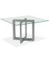 Фото #4 товара Emila 48" Square Glass Mix and Match Dining Table, Created for Macy's