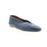 Фото #4 товара Miz Mooz Etta Womens Blue Leather Slip On Ballet Flats Shoes