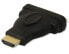 Фото #4 товара Разъем HDMI - DVI-D 24+1 Techly - черный