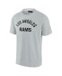 Men's and Women's Gray Los Angeles Rams Super Soft Short Sleeve T-shirt