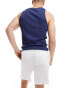 Polo Ralph Lauren icon logo spa terry sweat shorts in white CO-ORD