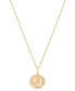 ფოტო #3 პროდუქტის Diamond Virgo Disc 18" Pendant Necklace (1/10 ct. t.w.) in Gold Vermeil, Created for Macy's