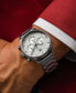 ფოტო #4 პროდუქტის Men's Chronograph Airhawk Stainless Steel Bracelet Watch 42mm