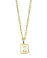 Фото #3 товара 2028 gold-Tone Initial Necklace 20"