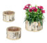 Фото #1 товара Runder Blumentopf Birke 3er Set