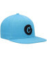 ფოტო #4 პროდუქტის Men's Blue C-Bite Solid Snapback Hat