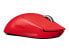 Logitech Pro X Gamingmaus"Rot Kabellos