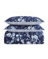 Branch Toile Cotton Reversible 7 Piece Duvet Cover Set, Full/Queen