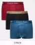 Фото #1 товара Calvin Klein modern structure cotton trunks 3 pack in multi