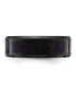 ფოტო #2 პროდუქტის Stainless Steel Black IP-plated Star Sandstone Inlay Band Ring