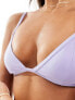 Фото #5 товара Weekday Sway triangle bikini top in lilac exclusive to ASOS