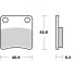 MOTO-MASTER Aprilia/Honda 412404 Brake Pads