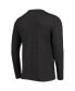 ფოტო #3 პროდუქტის Men's Texas Orange, Heathered Charcoal Texas Longhorns Meter Long Sleeve T-shirt and Pants Sleep Set