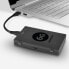 Фото #8 товара Корпус для внешнего жесткого диска SSD Axagon ADSA-1S6 черный 122 мм x 78 мм x 19 мм
