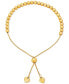 ფოტო #3 პროდუქტის Beaded Bolo Bracelet in 18k Gold-Plated Sterling Silver