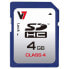 V7 SDHC 4GB memory card Бело-синий - фото #2