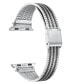 Фото #2 товара Unisex Eliza Stainless Steel Bicolor Band for Apple Watch Size- 42mm, 44mm, 45mm, 49mm