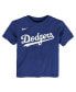 Фото #2 товара Big Boys and Girls Yoshinobu Yamamoto Royal Los Angeles Dodgers Name Number T-Shirt