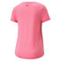 Фото #2 товара Футболка спортивная PUMA Fit Heather Crew Neck с коротким рукавом для женщин розового цвета