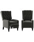 Фото #1 товара Feigin Wingback Pushback Recliner Chairs, Set of 2