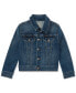 Toddler and Little Girls Denim Trucker Jacket