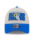 ფოტო #3 პროდუქტის Men's Stone, Royal Los Angeles Rams 2023 NFL Draft 9FORTY Adjustable Hat