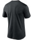 ფოტო #2 პროდუქტის Men's Black Chicago White Sox Wordmark Legend T-shirt