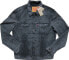 Фото #1 товара Levi's Mens Denim Trucker Jacket Black 723340332