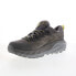 Фото #4 товара Hoka Kaha Low GTX 1118586-CGGS Mens Gray Leather Athletic Hiking Shoes