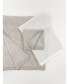Фото #3 товара Полотенце домашнее Anaya Home белое из хлопка с крестиками - набор из 4 шт.