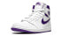 Кроссовки Nike Air Jordan 1 Retro High Court Purple (Белый)