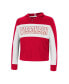 ფოტო #3 პროდუქტის Big Girls Red Wisconsin Badgers Galooks Hoodie Lace-Up Long Sleeve T-shirt