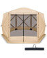 Фото #1 товара 1.5 X 11.5 FT 6-Sided Pop-up Screen House Tent With 2 Wind Panels for Camping