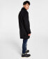 Фото #2 товара Men's Faux-Shearling Overcoat