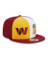 Men's Gold, Burgundy Washington Commanders 2023 Sideline 59FIFTY Fitted Hat