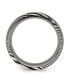 ფოტო #3 პროდუქტის Damascus Steel Polished 8mm Band Ring