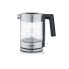 Фото #1 товара Электрический чайник Graef WK300 - 1 л - 2000 Вт - Черный - Нержавеющая сталь - Прозрачный - Стекло - Индикатор уровня воды - Защита от перегрева