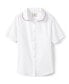 Фото #2 товара Little Girls School Uniform Piped Peter Pan Collar Broadcloth Shirt
