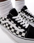 Vans Checkerboard Old Skool Platform trainers in black and white