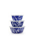 Фото #1 товара Cobalt Swirl Enamelware Collection Nesting Bowls, Set of 3