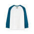 ფოტო #3 პროდუქტის BOBOLI Knit Bicolour long sleeve T-shirt